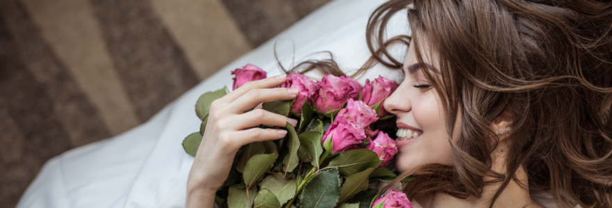 bouquet de fleurs de Saint Valentin